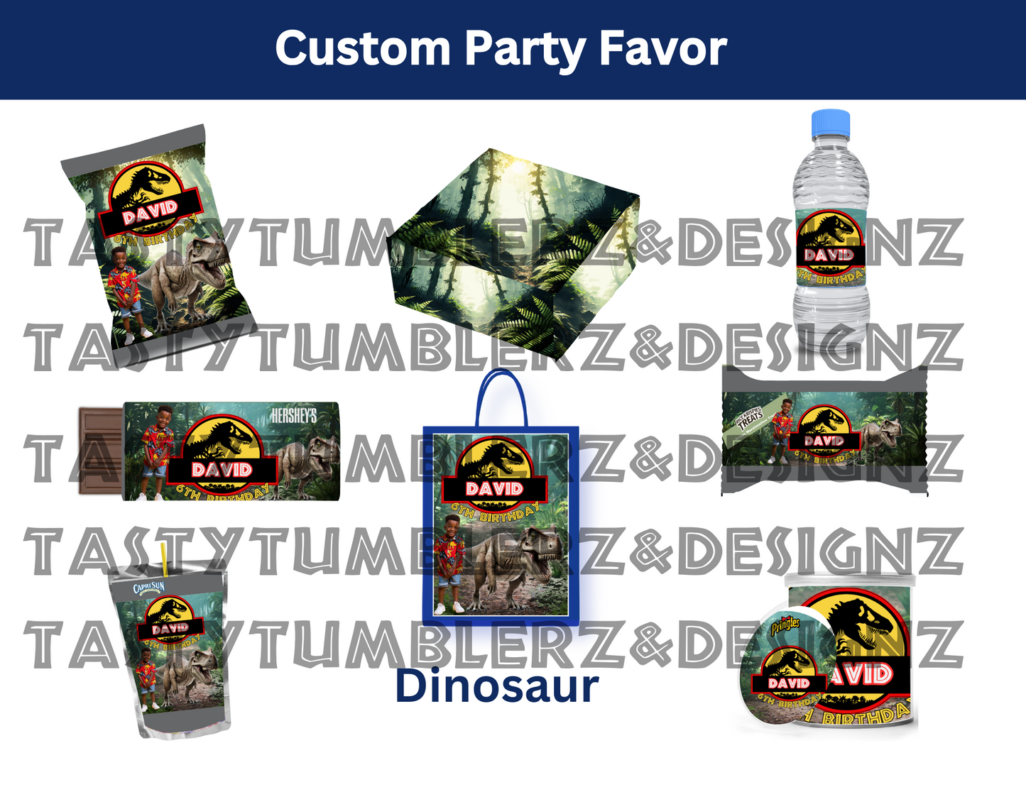 Editable Digital Templates Dinosaurs