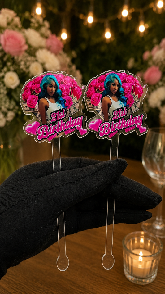 Custom Acrylic Drink Stirrers/Drink Charm