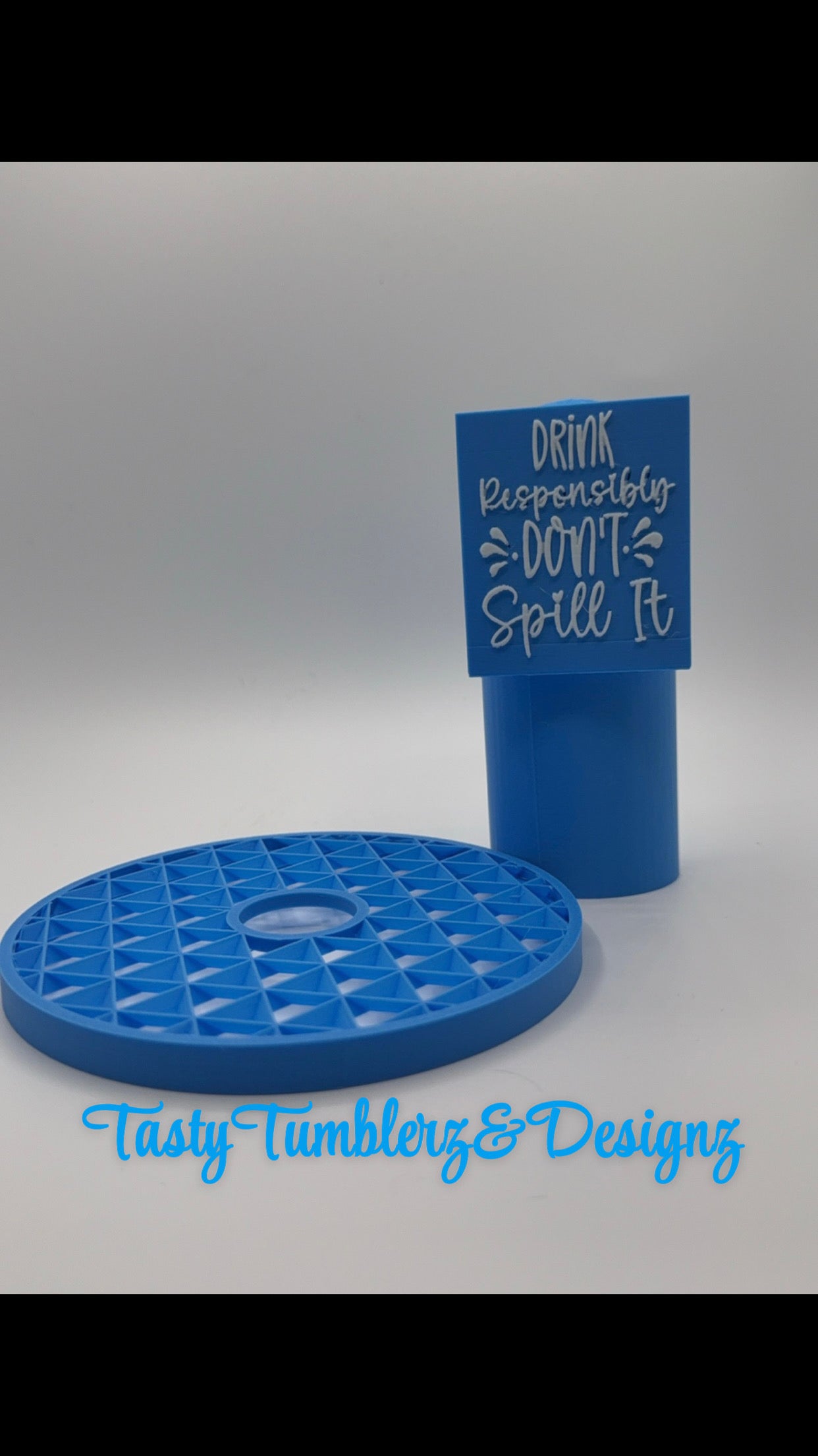 Drink Responsibly Ninja Slushi Drip Tray Insert & Custom Handle Cover