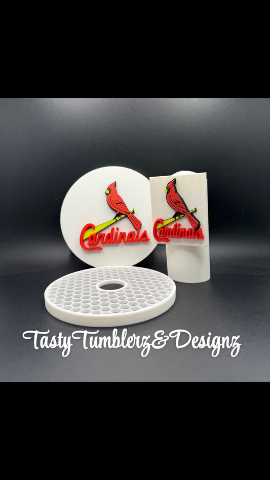 STL Cardinal Ninja Slushi Drip Tray Insert & Custom Handle Cover
