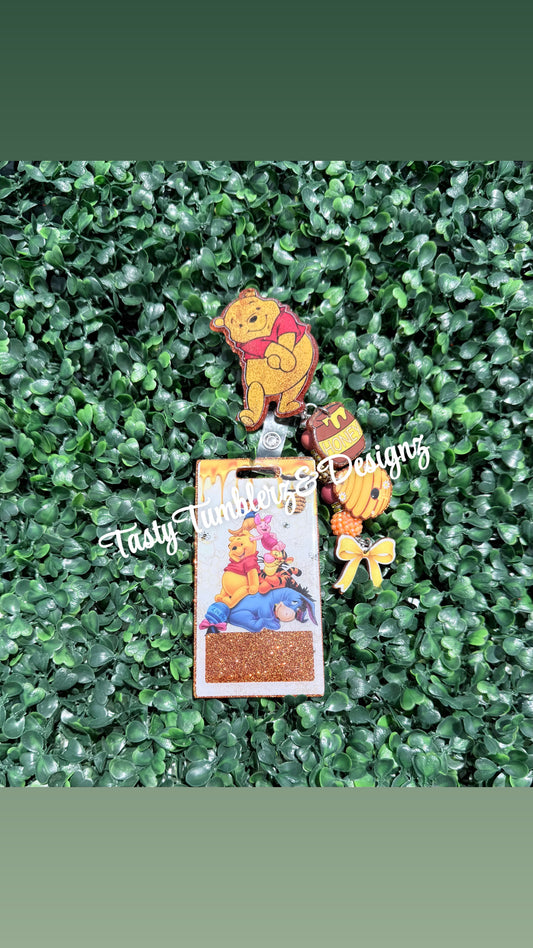 Pooh Bear Badge Set