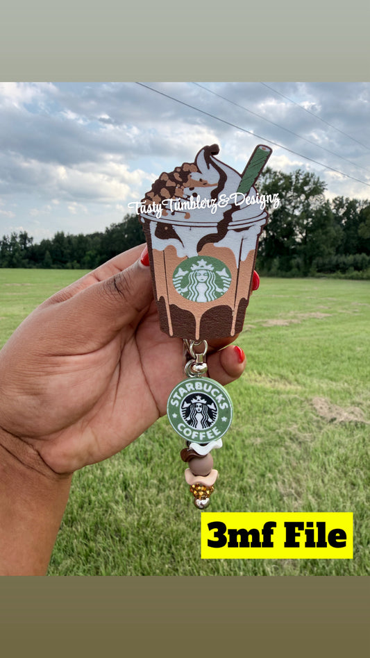 Starbucks Coffee Badge & Charm.3mf