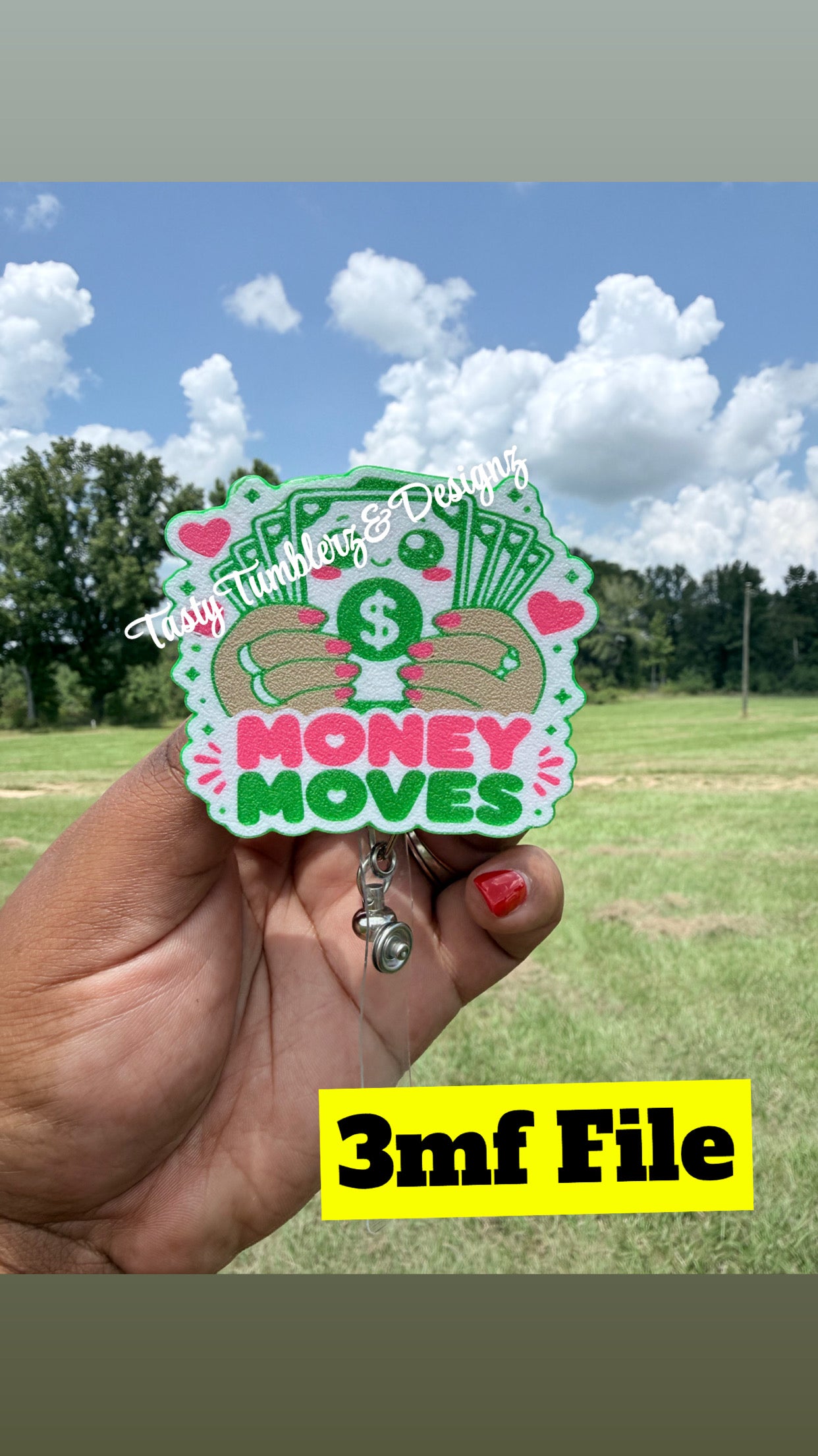 Money Move Badge.3mf