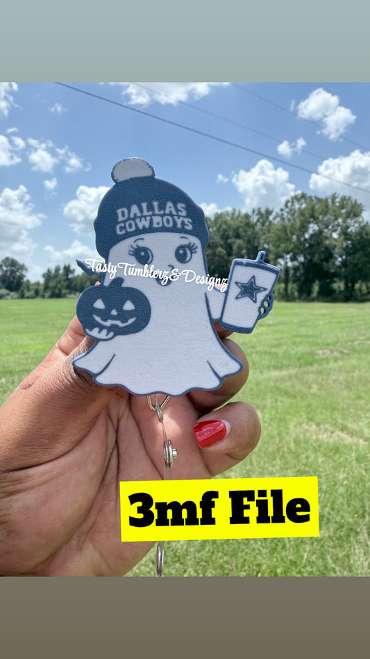 Ghost Dallas Cowboy Badge.3mf