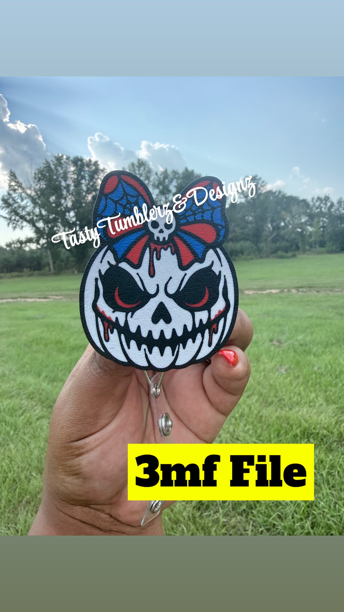 Horror Pumpkin Bundle Badge.3mf