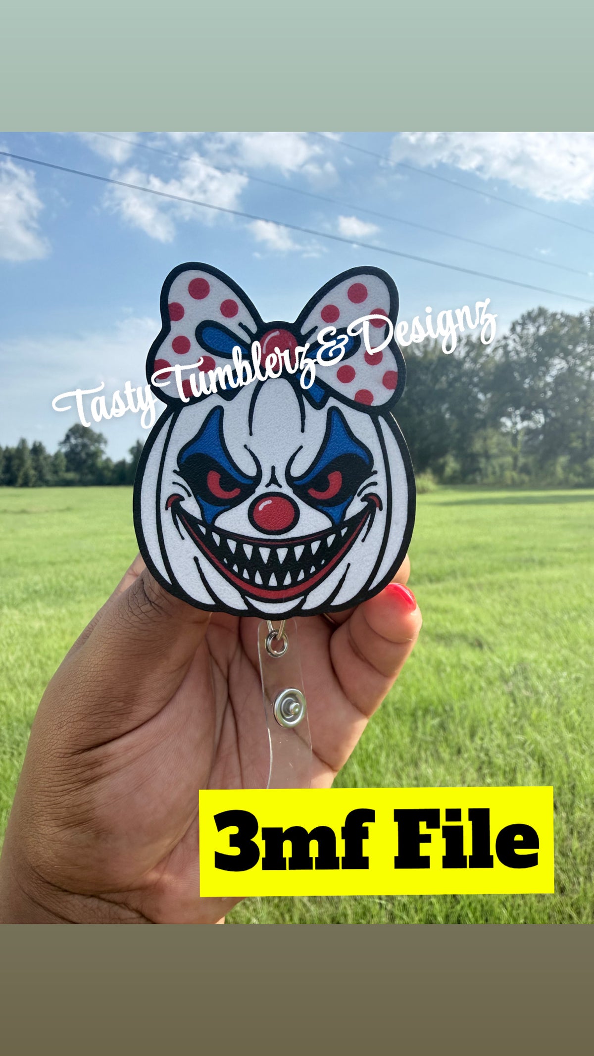 Horror Pumpkin Bundle Badge.3mf