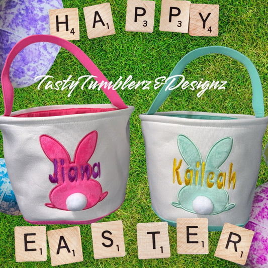 Embroidered Easter Basket(Unfilled)